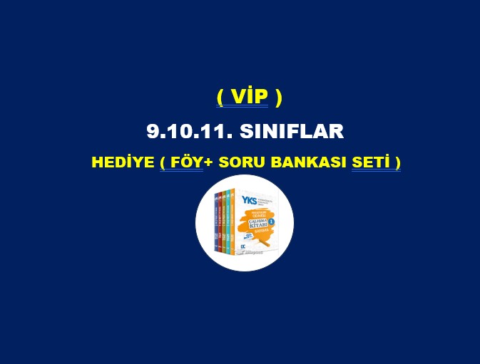 9.10.11. SINIF (VİP PAKET) 2026/2027